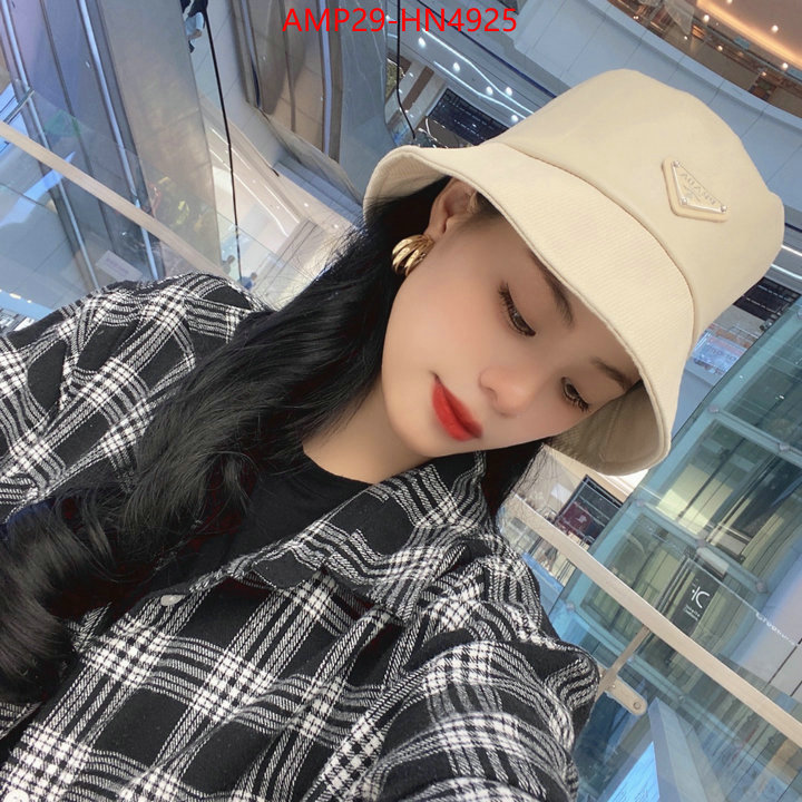 Cap (Hat)-Prada,high quality 1:1 replica , ID: HN4925,$: 29USD