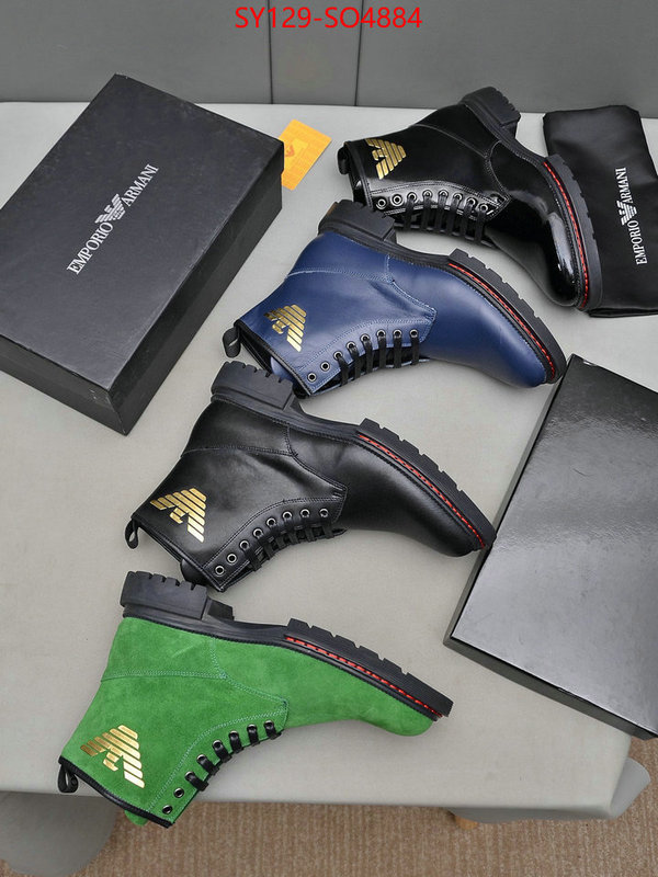 Men Shoes-Armani,high quality designer replica , ID: SO4884,$: 129USD