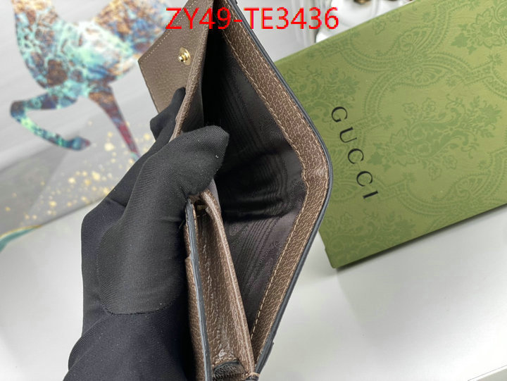 Gucci Bags(4A)-Wallet-,wholesale ,ID: TE3436,$: 49USD