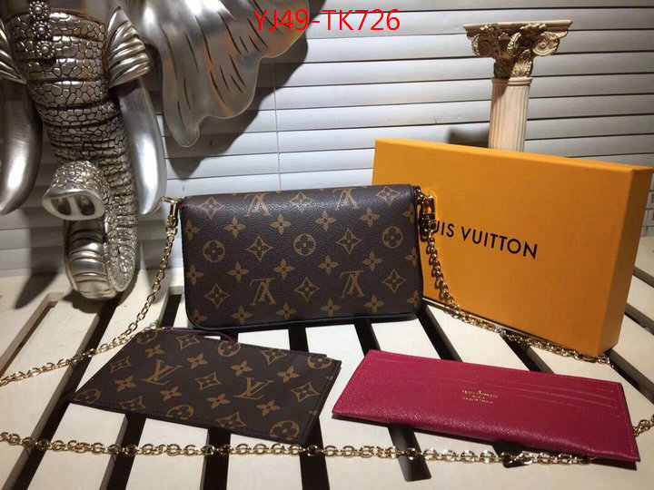 LV Bags(4A)-Wallet,ID: TK726,$:49USD