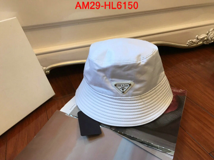 Cap (Hat)-Prada,high quality 1:1 replica , ID: HL6150,$: 29USD