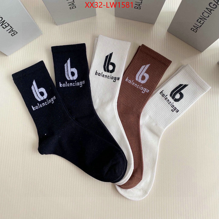 Sock-Balenciaga,designer wholesale replica , ID: LW1581,$: 32USD