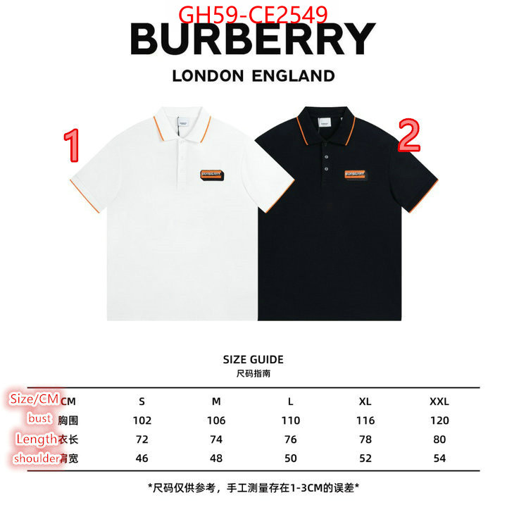 Clothing-Burberry,replica best , ID: CE2549,$: 59USD