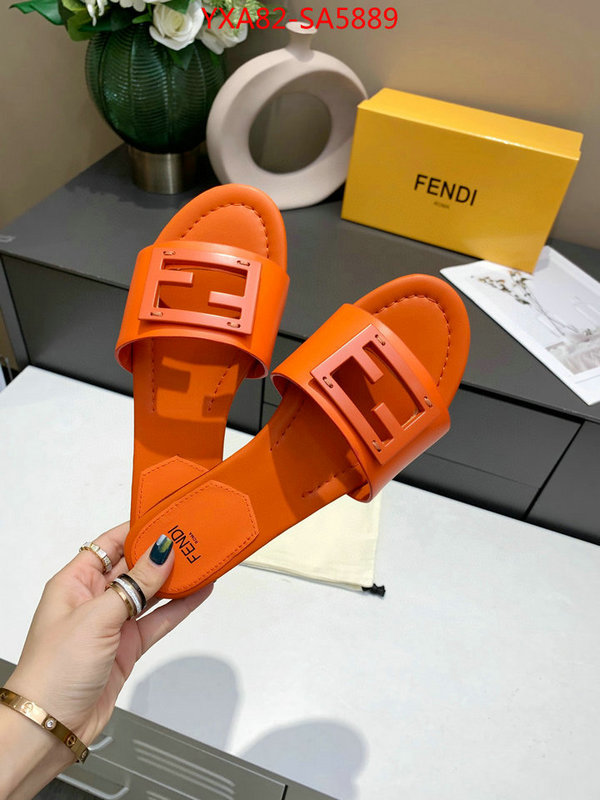 Women Shoes-Fendi,replica shop , ID: SA5889,$: 82USD