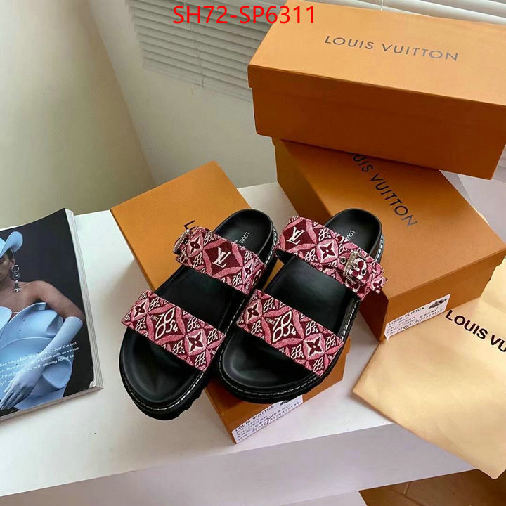 Women Shoes-LV,fake designer , ID: SP6311,$: 72USD