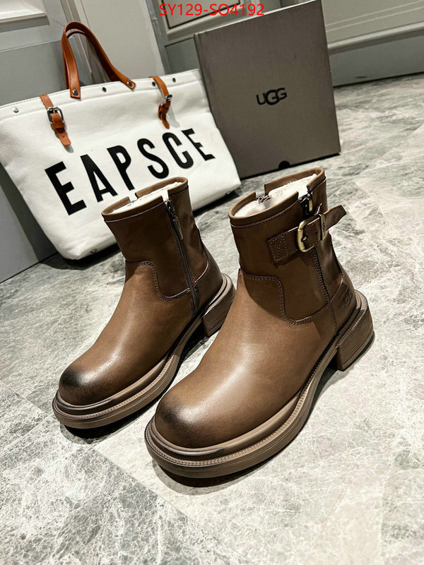 Women Shoes-UGG,1:1 clone , ID: SO4192,$: 129USD