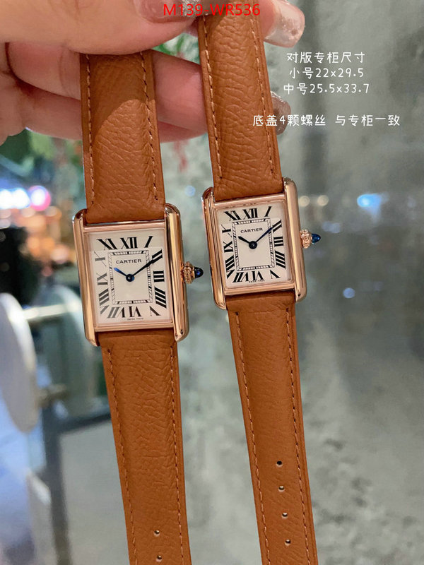 Watch(4A)-Cartier,replica us , ID: WR536,$: 139USD