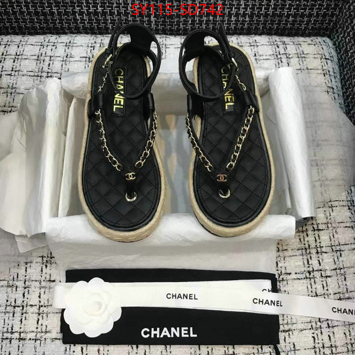 Women Shoes-Chanel,where quality designer replica , ID: SD742,$: 115USD