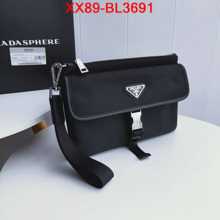 Prada Bags(TOP)-Clutch-,ID: BL3691,$: 89USD