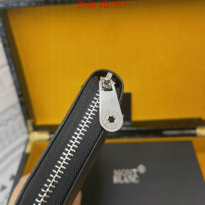 Montblanc Bags (4A)-Wallet,shop cheap high quality 1:1 replica ,ID: TD1951,$: 49USD