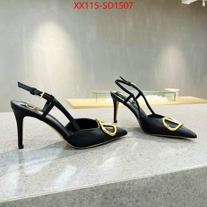 Women Shoes-Valentino,luxury fake , ID: SD1507,$: 115USD