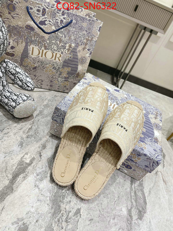 Women Shoes-Dior,the highest quality fake , ID: SN6322,$: 82USD