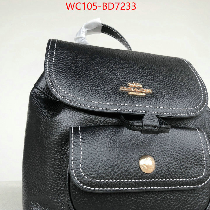 Coach Bags(4A)-Backpack-,we provide top cheap aaaaa ,ID: BD7233,$: 105USD