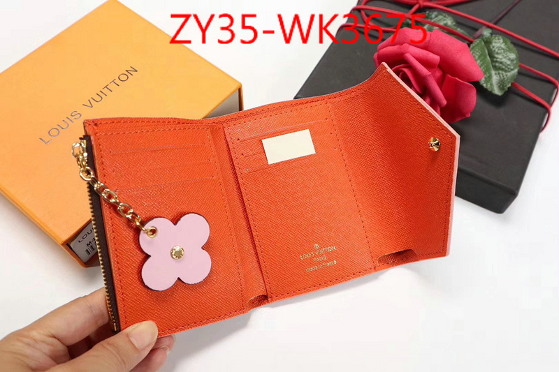 LV Bags(4A)-Wallet,ID: WK3675,$:35USD