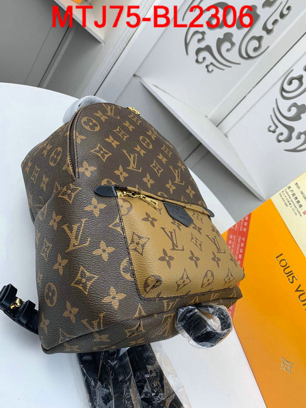 LV Bags(4A)-Backpack-,ID：BL2306,$:75USD