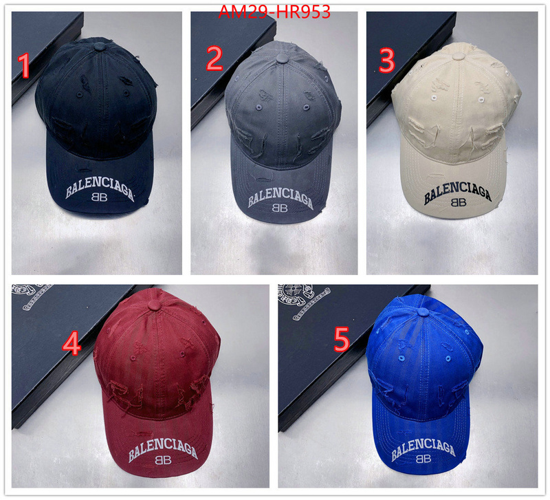 Cap (Hat)-Balenciaga,first top , ID: HR953,$: 29USD