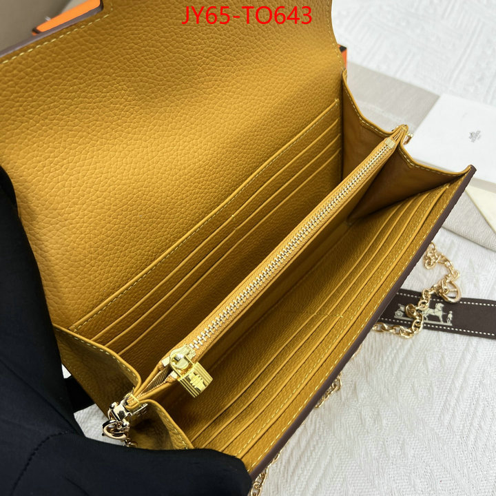 Hermes Bags(4A)-Wallet-,cheap wholesale ,ID: TO643,$: 65USD