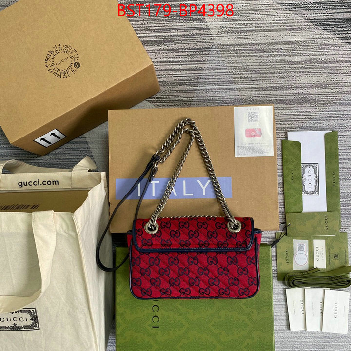 Gucci Bags(TOP)-Marmont,2023 perfect replica designer ,ID: BP4398,$: 179USD