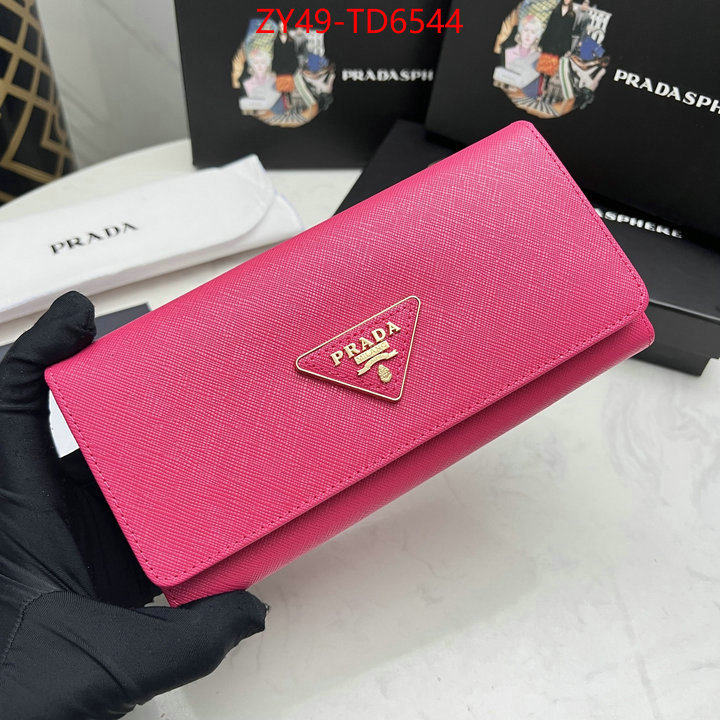 Prada Bags(4A)-Wallet,copy ,ID: TD6544,$: 49USD