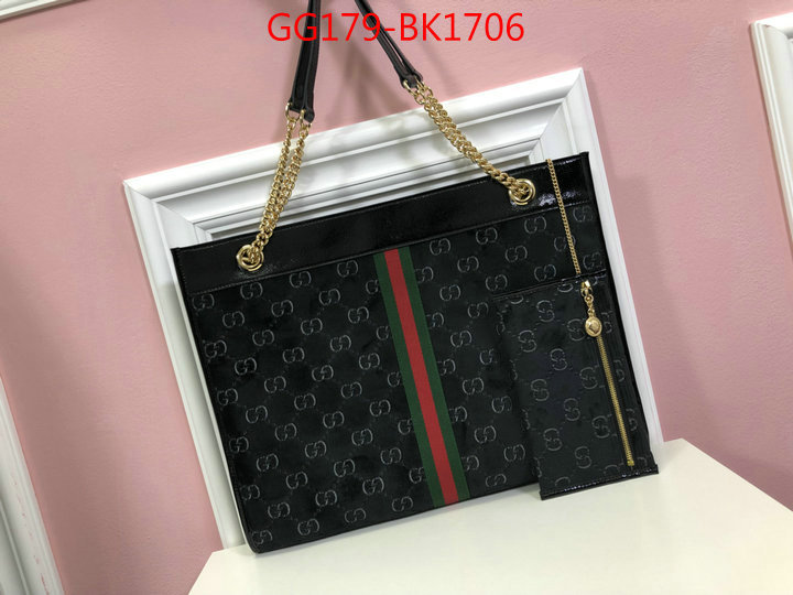 Gucci Bags(4A)-Handbag-,replica aaaaa designer ,ID: BK1706,$:179USD