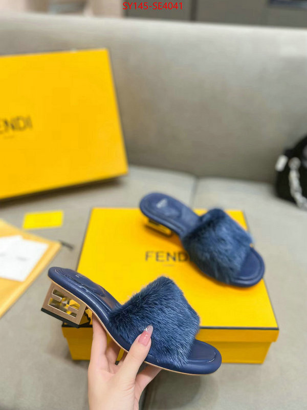 Women Shoes-Fendi,best replica quality , ID: SE4041,$: 145USD