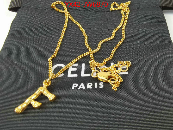 Jewelry-CELINE,2023 replica wholesale cheap sales online , ID: JW6870,$: 42USD