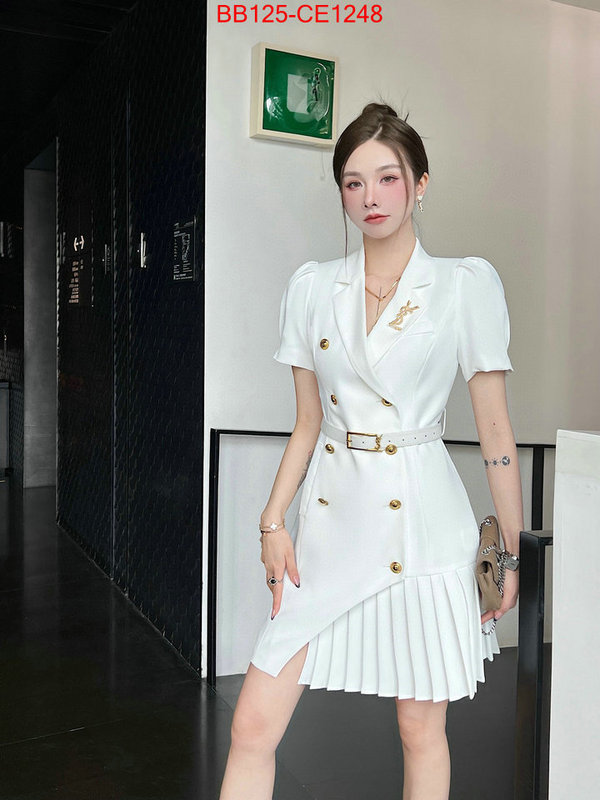 Clothing-YSL,shop cheap high quality 1:1 replica ,ID: CE1248,$: 125USD