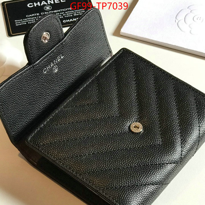 Chanel Bags(TOP)-Wallet-,ID: TP7039,$: 99USD