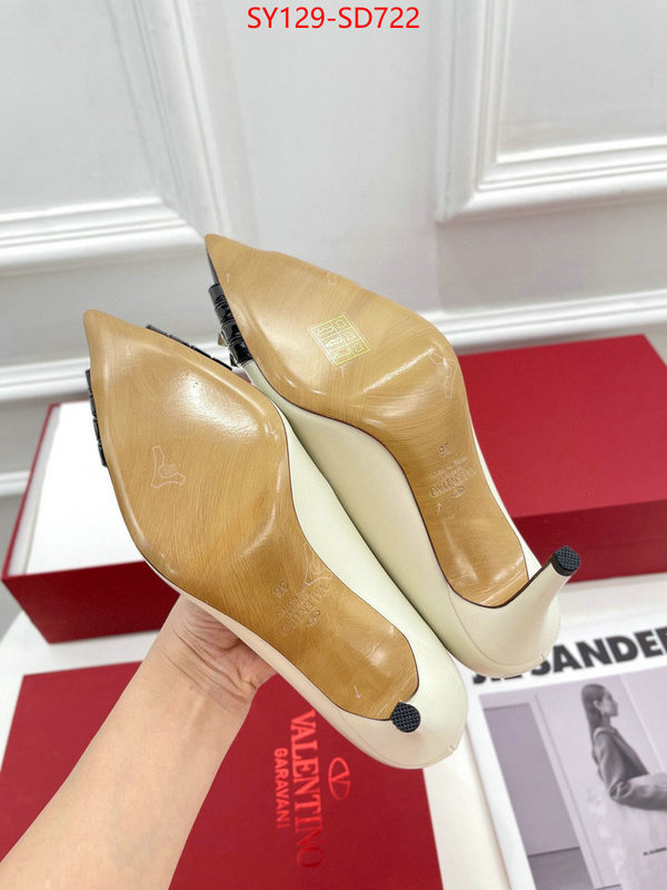 Women Shoes-Valentino,2023 replica wholesale cheap sales online , ID: SD722,$: 129USD