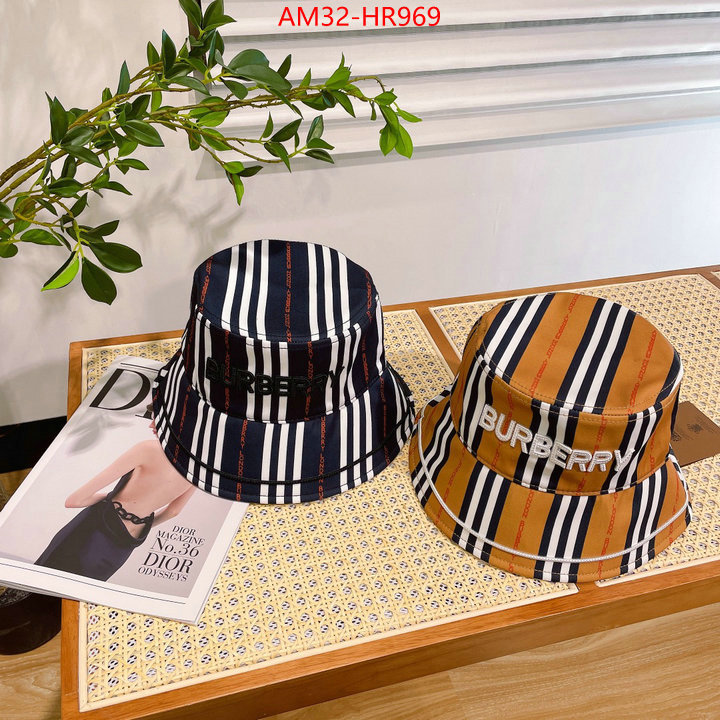 Cap (Hat)-Burberry,cheap replica designer , ID: HR969,$: 32USD