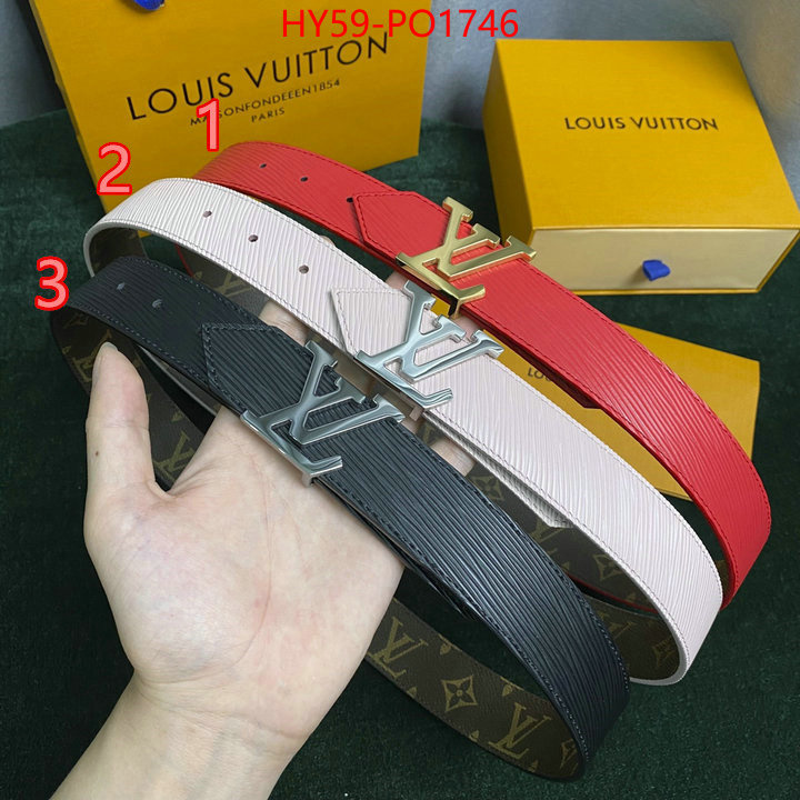 Belts-LV,mirror copy luxury , ID: PO1746,$: 59USD