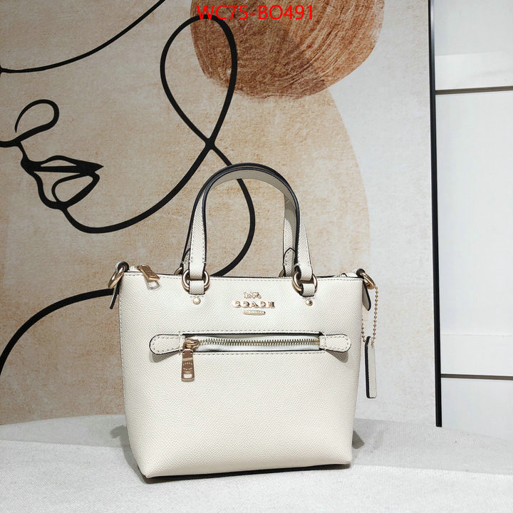 Coach Bags(4A)-Tote-,where to buy fakes ,ID: BO491,$: 75USD