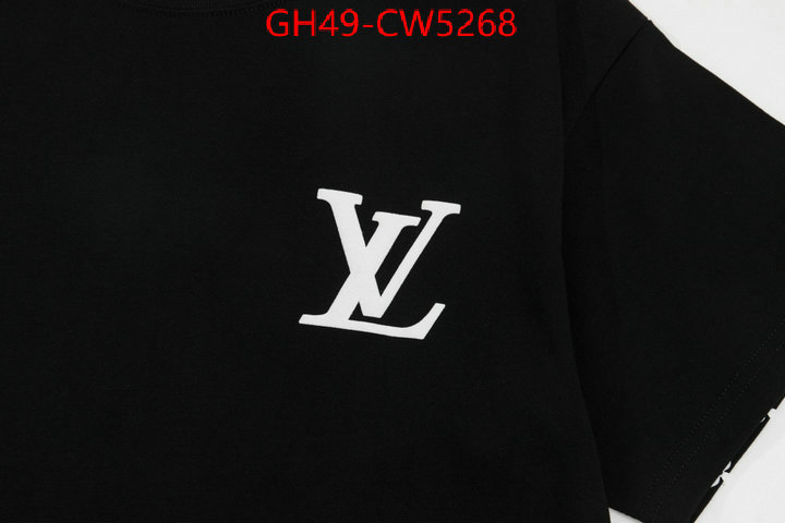 Clothing-LV,high quality designer replica , ID: CW5268,$: 49USD