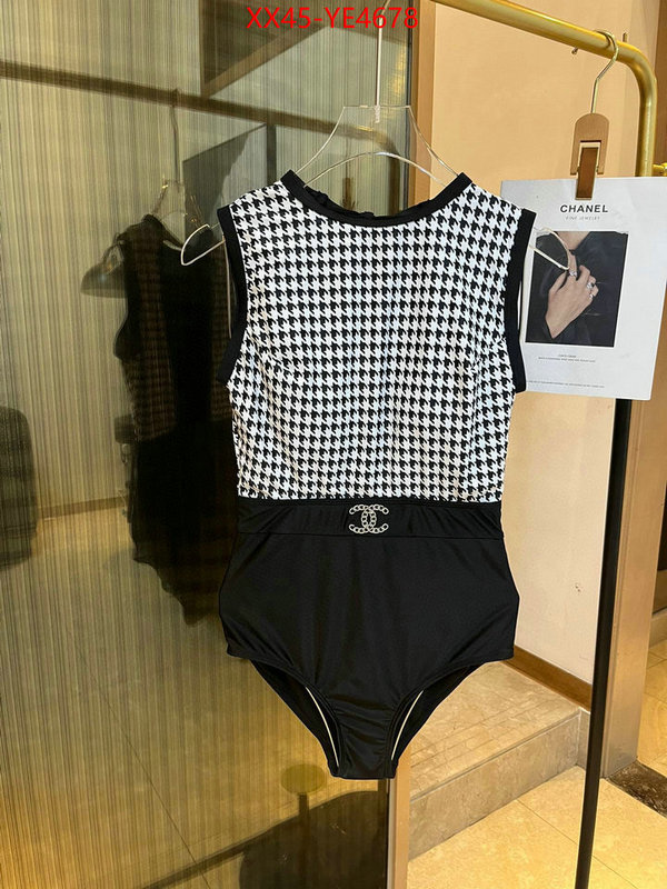 Swimsuit-Chanel,the highest quality fake , ID: YE4678,$: 45USD