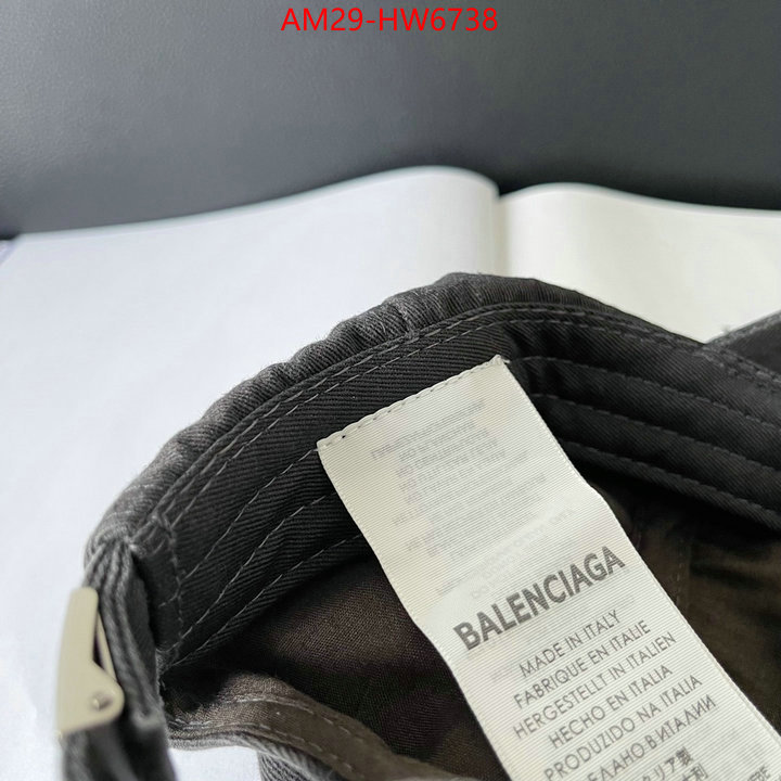 Cap (Hat)-Balenciaga,mirror copy luxury , ID: HW6738,$: 29USD