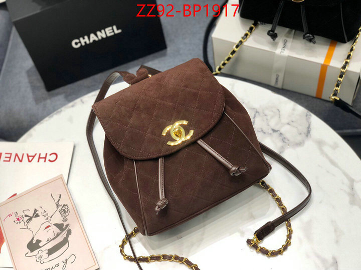 Chanel Bags(4A)-Backpack-,ID: BP1917,$: 92USD