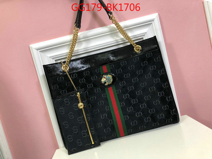 Gucci Bags(4A)-Handbag-,replica aaaaa designer ,ID: BK1706,$:179USD