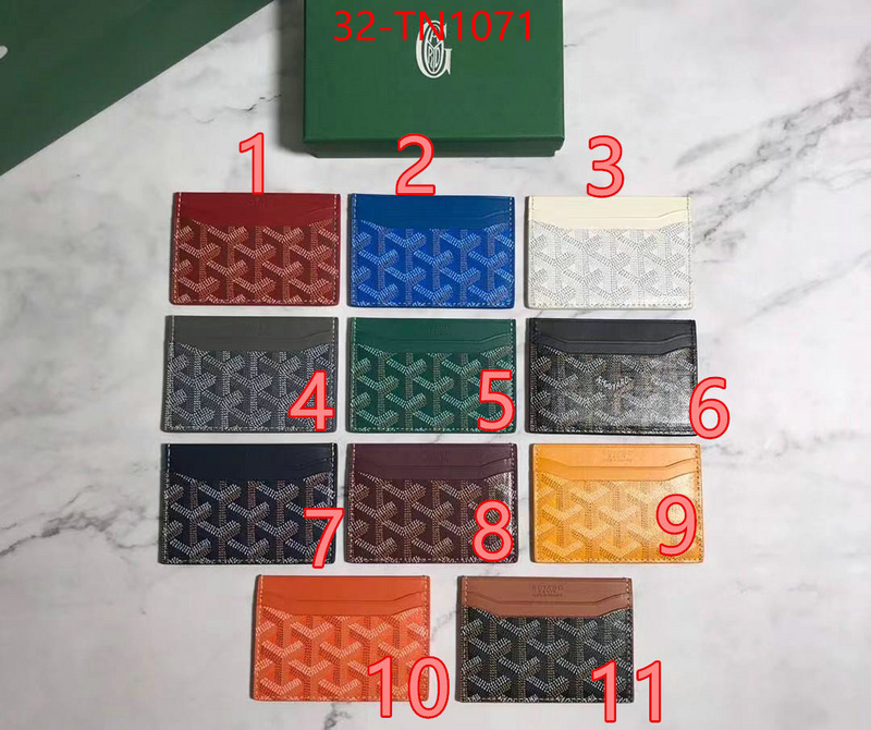 Goyard Bags(4A)-Wallet,exclusive cheap ,ID: TN1071,$: 32USD