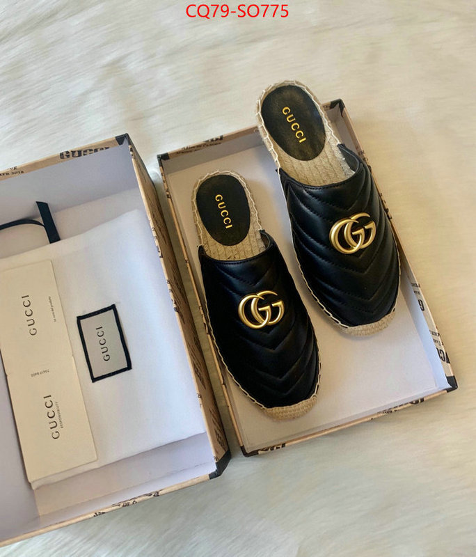 Women Shoes-Gucci,top fake designer , ID: SO775,$: 79USD