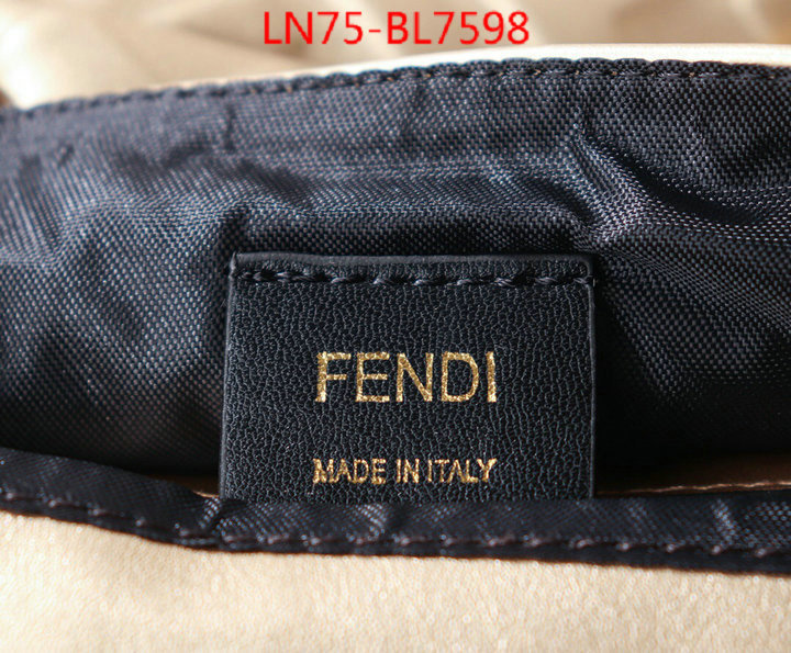 Fendi Bags(4A)-Baguette-,designer fake ,ID: BL7598,$: 75USD