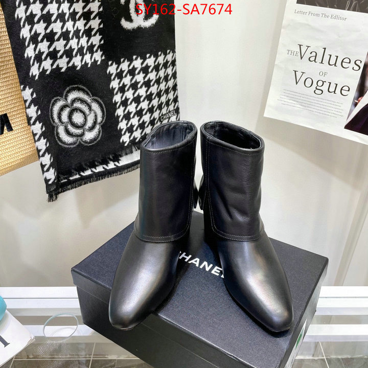 Women Shoes-Chanel,fake , ID: SA7674,$: 162USD