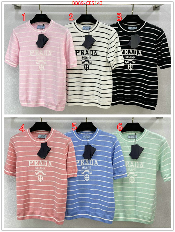 Clothing-Prada,first top , ID: CE5143,$: 89USD