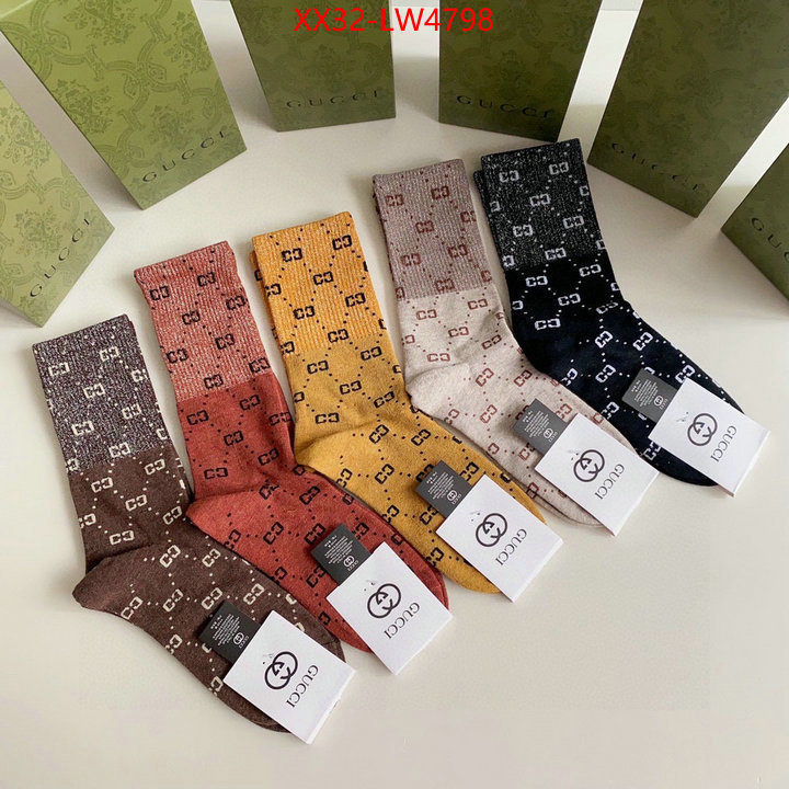 Sock-Gucci,aaaaa replica designer , ID: LW4798,$: 32USD