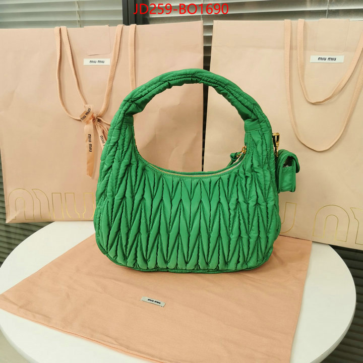 Miu Miu Bags(TOP)-Handbag-,sellers online ,ID: BO1690,$: 259USD