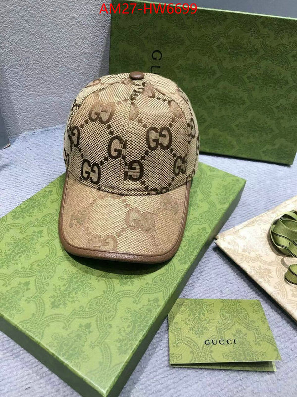 Cap (Hat)-Gucci,quality aaaaa replica , ID: HW6699,$: 27USD