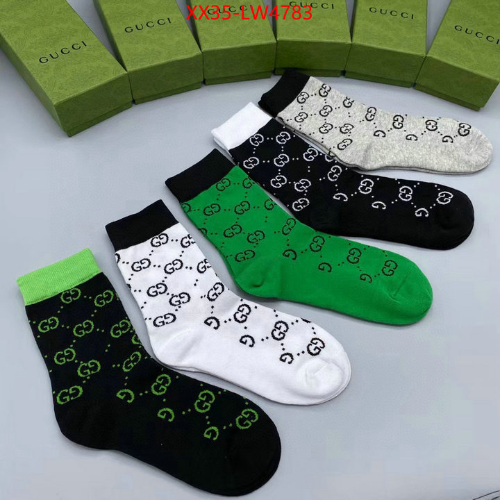 Sock-Gucci,fake aaaaa , ID: LW4783,$: 35USD