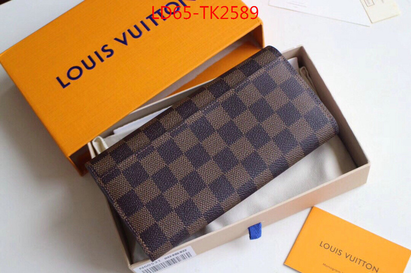 LV Bags(TOP)-Wallet,ID: TK2589,$:65USD