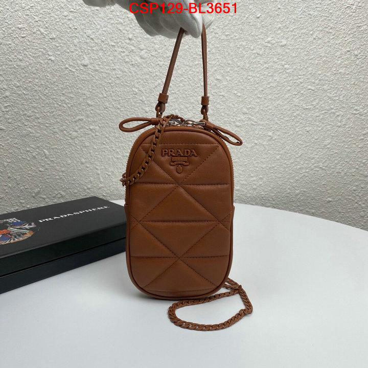 Prada Bags(TOP)-Diagonal-,ID: BL3651,$: 129USD