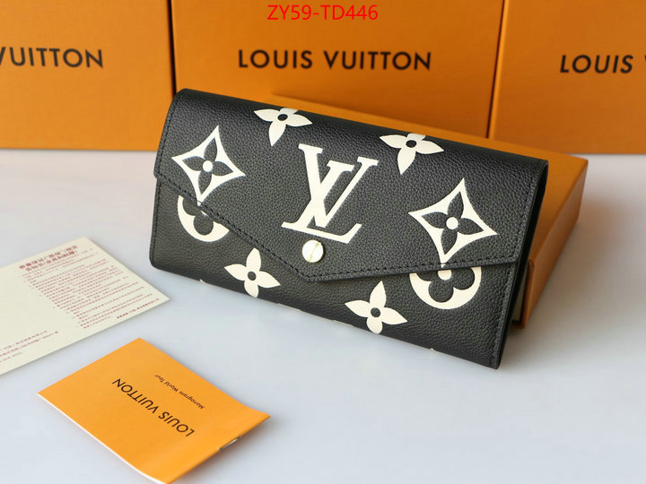 LV Bags(4A)-Wallet,ID: TD446,$: 59USD