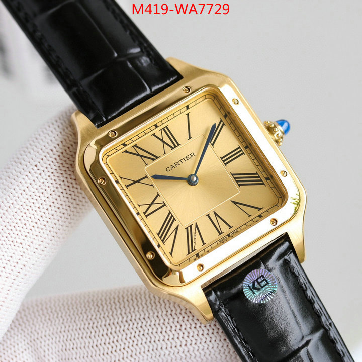 Watch(TOP)-Cartier,2023 replica , ID: WA7729,$: 419USD